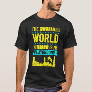 Världen är min frilandande parkour Tra. T Shirt