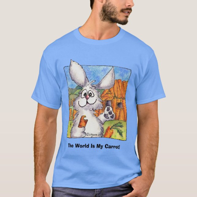Världen är min morot! t-shirt (Framsida)