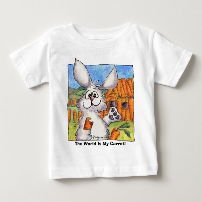 Världen är min morot! t shirt (Framsida)