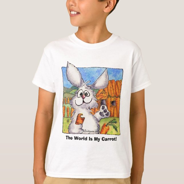 Världen är min morot! t-shirt (Framsida)