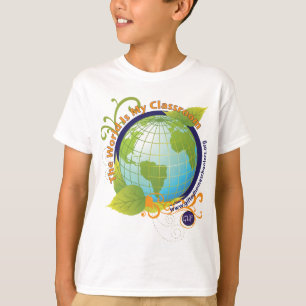 Världen är mitt klassrum - ungar t-shirt