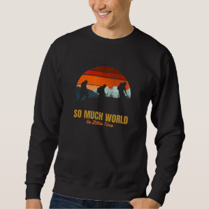 Världen är så knapp att Äventyr höjer Tee Lång Ärmad Tröja