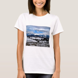 världen är tyst här t shirt