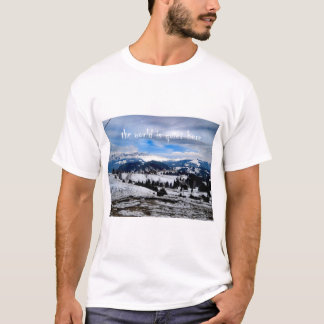 världen är tyst här t shirt