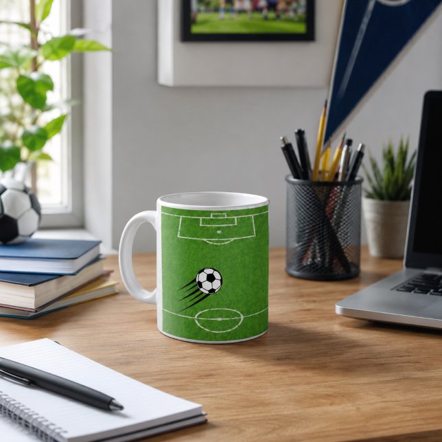 Världen av Fotboll Personlig Mugg (Skapare uppladdad)