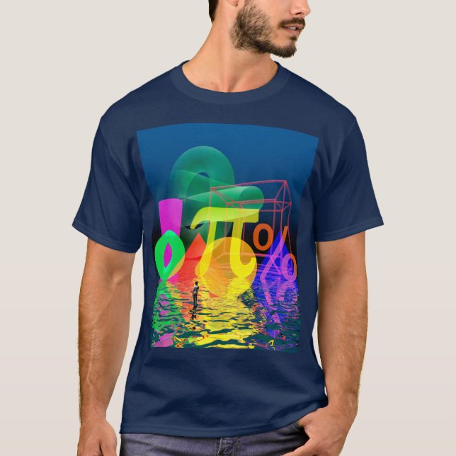 Världen av matematik t shirt (Framsida)