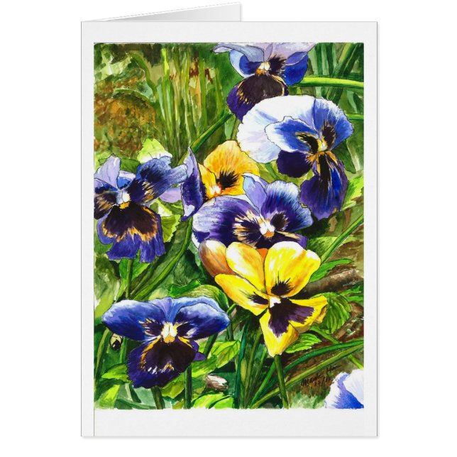 Världen av Pansies Hälsningskort (Framsidan)