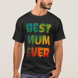 Världen bästa Morsa någonsin i färglösa Mors dag ä T Shirt