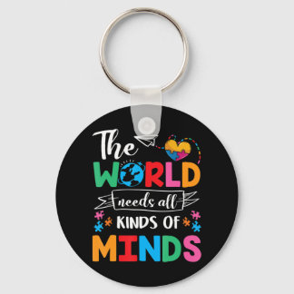 Världen behöver alla slags tänkesätt - den unika d nyckelring