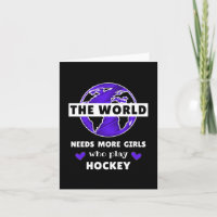 Världen behöver fler flickor som spelar hockey