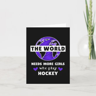 Världen behöver fler flickor som spelar hockey kort