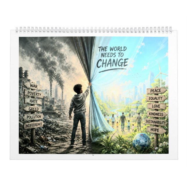 Världen behöver förändras kalender (Omslag)