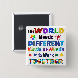 Världen behöver olika sinnen knapp