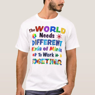 Världen behöver olika sinnen t shirt