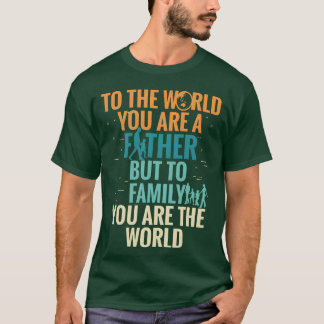 Världen du är en Far-buto-familj din pojke T Shirt