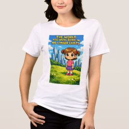 Världen du föddes i existerar inte längre tecknad  t shirt