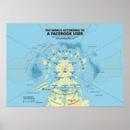 Världen Enligt en Facebook-användare Poster
