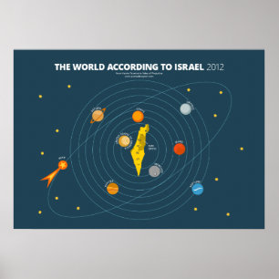 Världen enligt Israel Poster