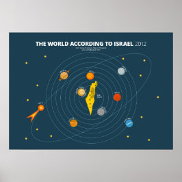 Världen enligt Israel Poster