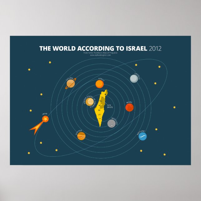 Världen enligt Israel Poster (Framsidan)