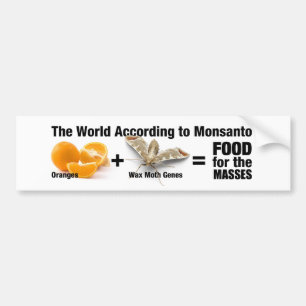 världen enligt Monsanto Bildekal