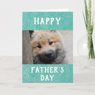 Världen fars dag Hund är världens bästa någonsin-f Kort