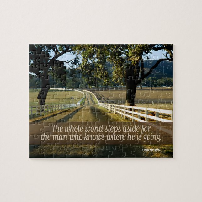 "Världen går åt sidan" inspirationsoffert Pussel (Horisontell)