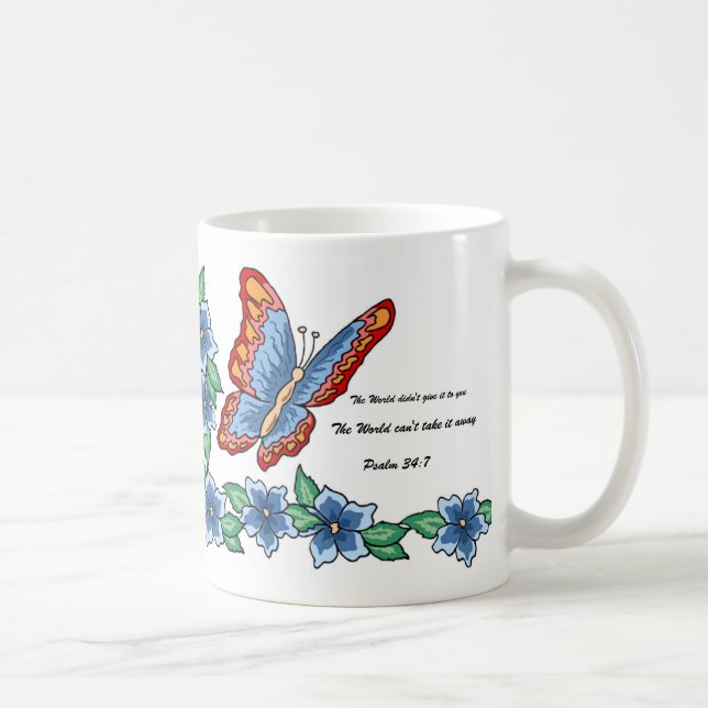 Världen gjorde inte ge mot dig Mugg. Kaffemugg (Höger)