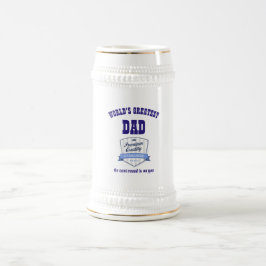 Världen GREATEST PAPPA - Far bästa bendjursglas Sejdel