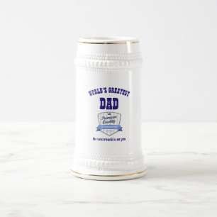 Världen GREATEST PAPPA - Far bästa bendjursglas Sejdel