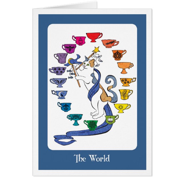 Världen Hälsningskort (Framsidan)