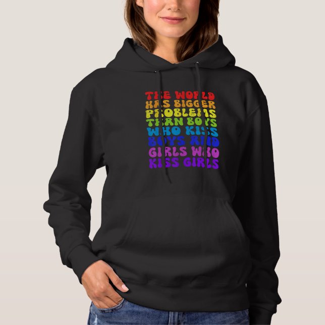 Världen Har Större Problem Än Hbtq T Shirt (Framsida)