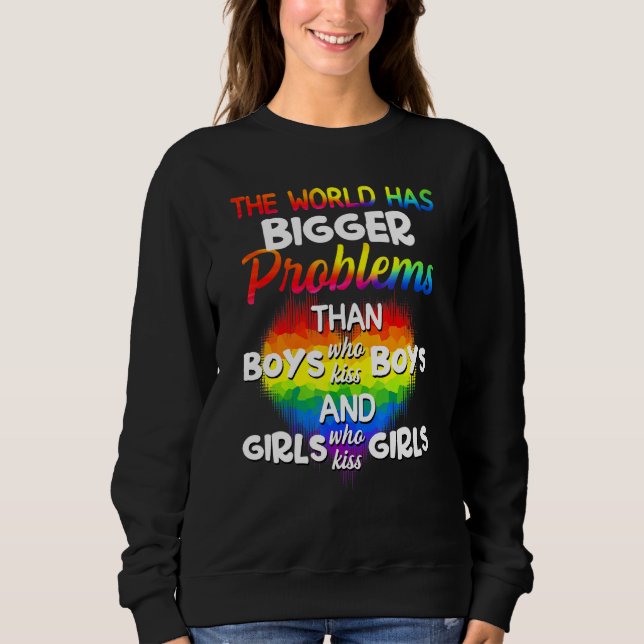 Världen har större problem än LGBT-gemenskapen P T Shirt (Framsida)