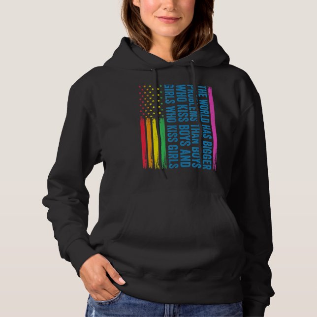 Världen har större problem än Lgbtq T Shirt (Framsida)
