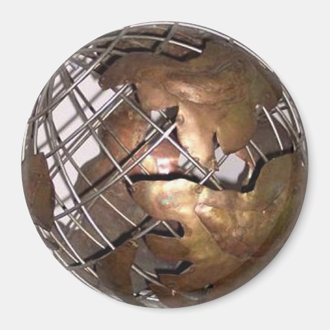 Världen i 3D Magnet (Framsidan)