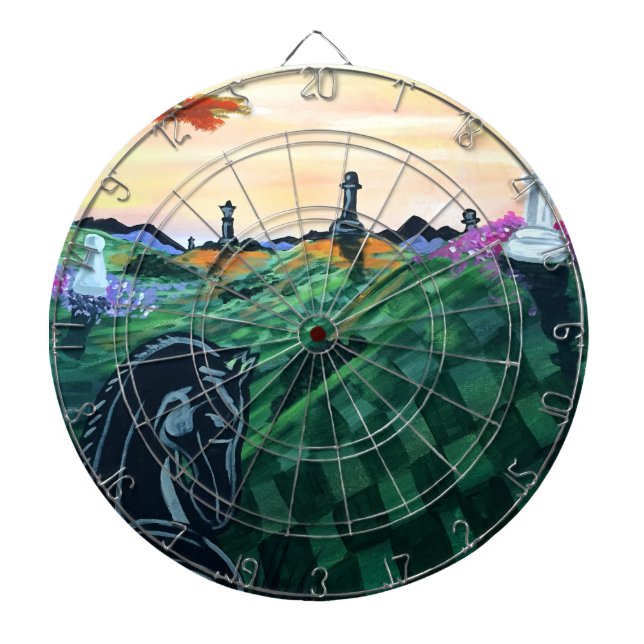 Världen i schack darttavla (Framsidan)