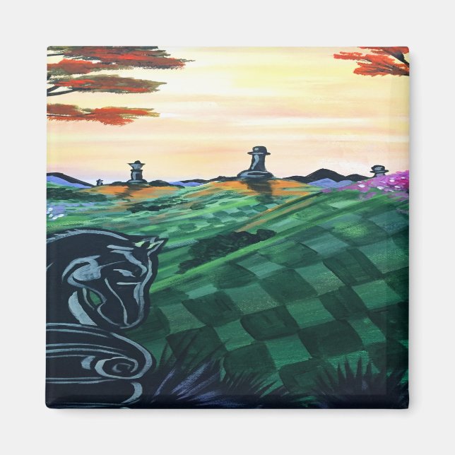 Världen i schack magnet (Framsidan)