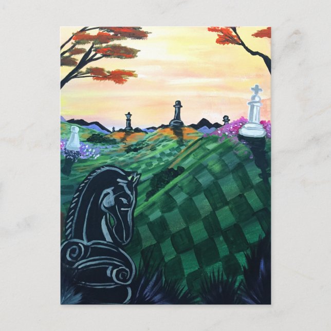 Världen i schack vykort (Framsida)