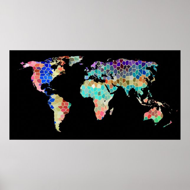 Världen i svart poster (Framsidan)