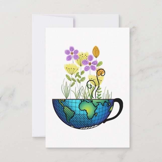 Världen i Tea Kopp OSA Kort (Framsida)