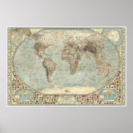 Världen - isåldern poster