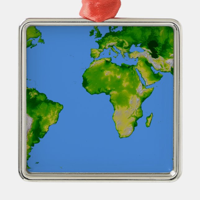 Världen Julgransprydnad Metall (Framsidan)