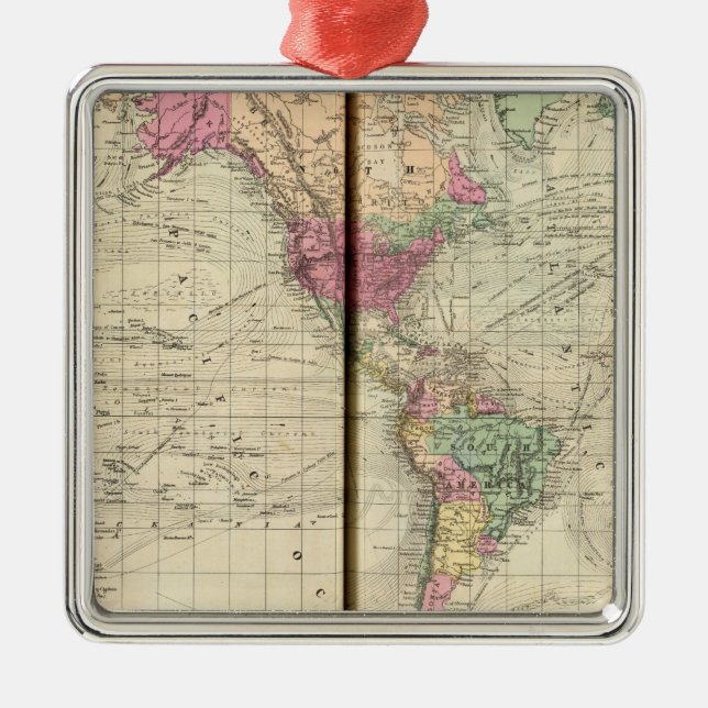 Världen Julgransprydnad Metall (Framsidan)