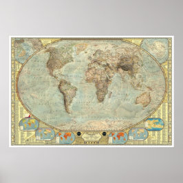 Världen - klimatförändringar poster