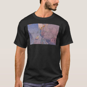 Världen kring edena, berg, kliff, monumental,com t shirt