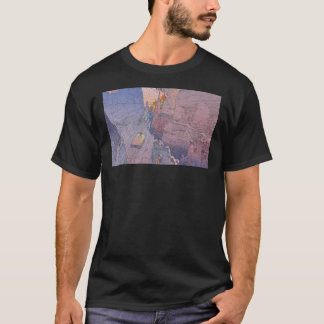 Världen kring edena, berg, kliff, monumental,com t shirt