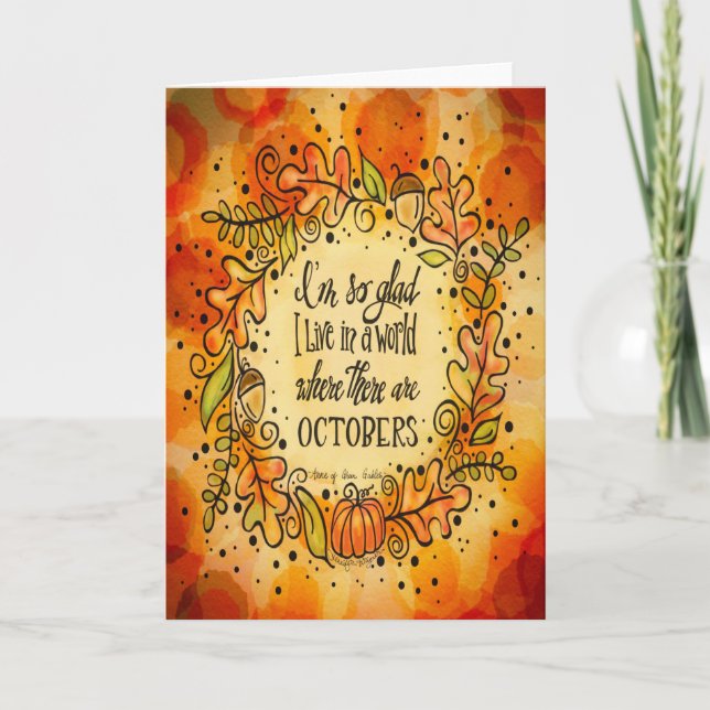 Världen med oktober kort (Framsida)