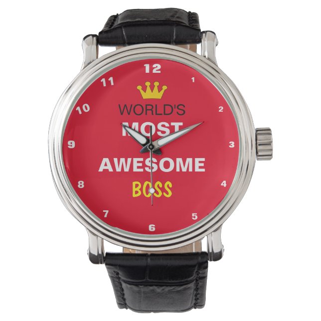 Världen mest Fantastisk - CHEF / den bästa Armbandsur (Framsida)
