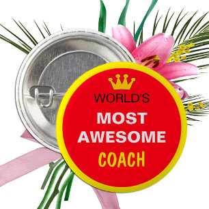 Världen mest Fantastisk - COACH (bäst en) Knapp