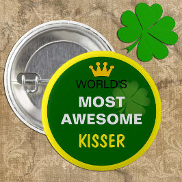 Världen mest Fantastisk - KiSSER, Shamrock /St. Pa Knapp